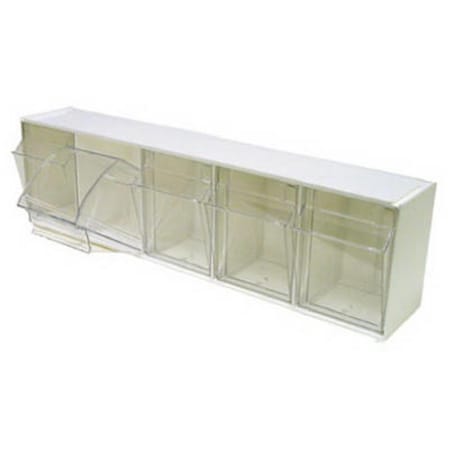 Templeton 20503B 5 Unit, 24 x 6.50 x 5.25 in. White Tilt Bin TE2671386